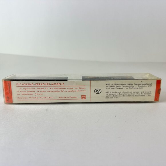 Wiking ASG Fernlastzug 2460 Scale Model Truck In Original Box - Picture 5 of 5
